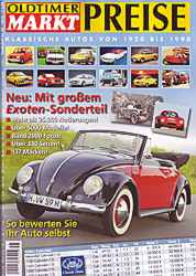 OLDTIMER MARKT Preise-Sonderheft 2010 - Detailansicht Artikel-Nr