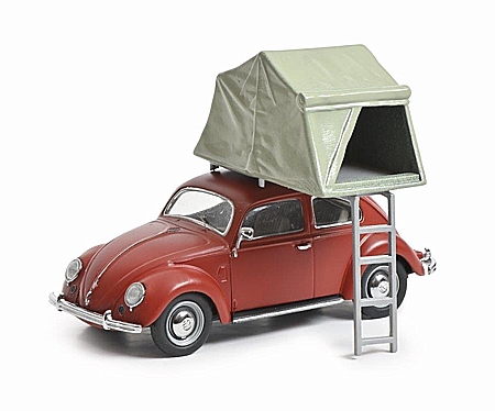Modell VW Käfer mit Dachzelt