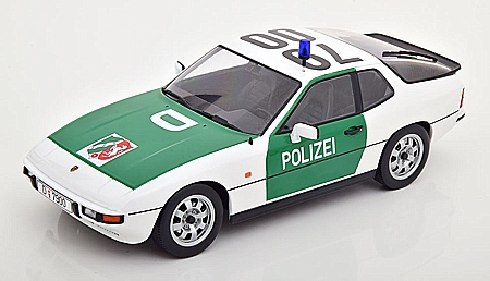 Modell Porsche 924  Autobahnpolizei Düsseldorf 1985