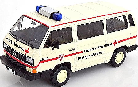 Modell VW T3 Bus Deutsches Rotes Kreuz 1987